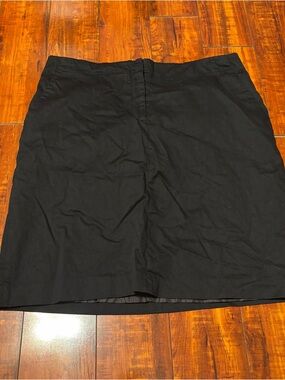 NY Collection Black Straight Skirt